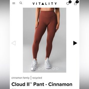 Vitality cloud II pant cinnamon size medium